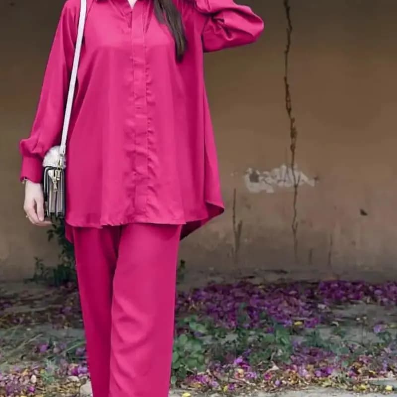 Stylish stitched Georgette dress