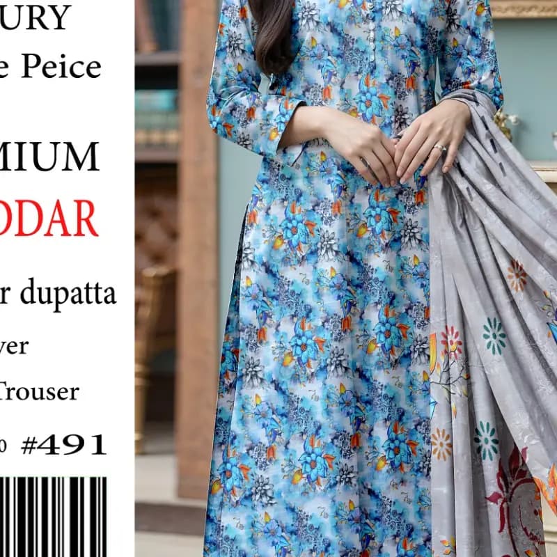 3pc Alkram khadar dress