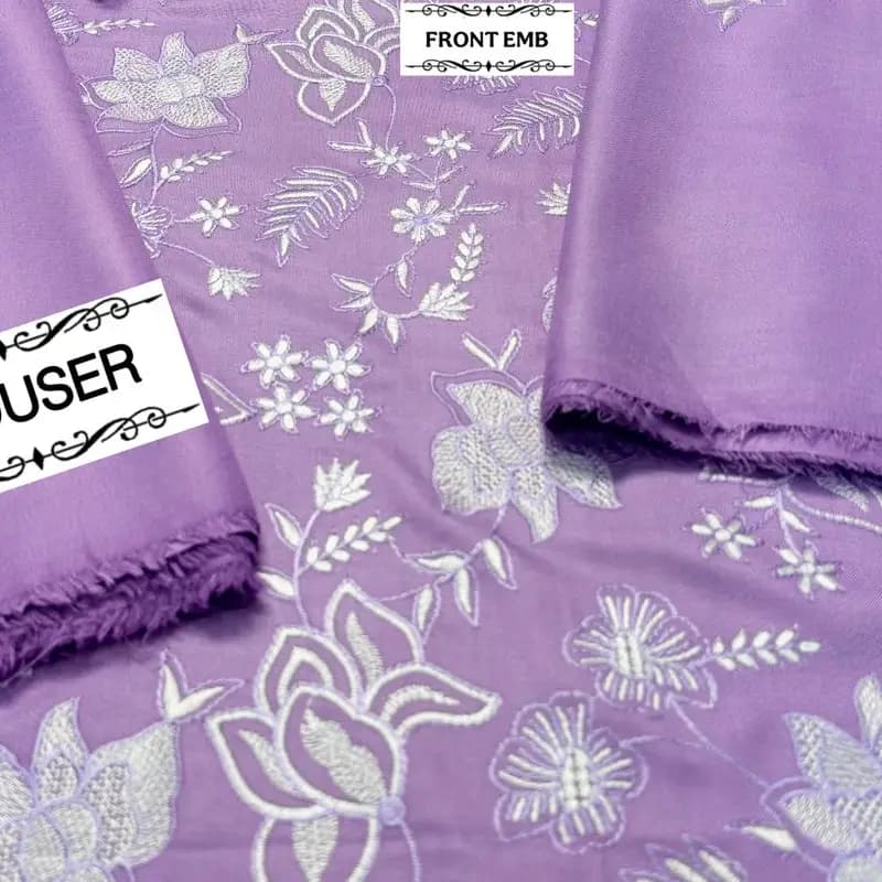 Dhank 3pc full embroidery