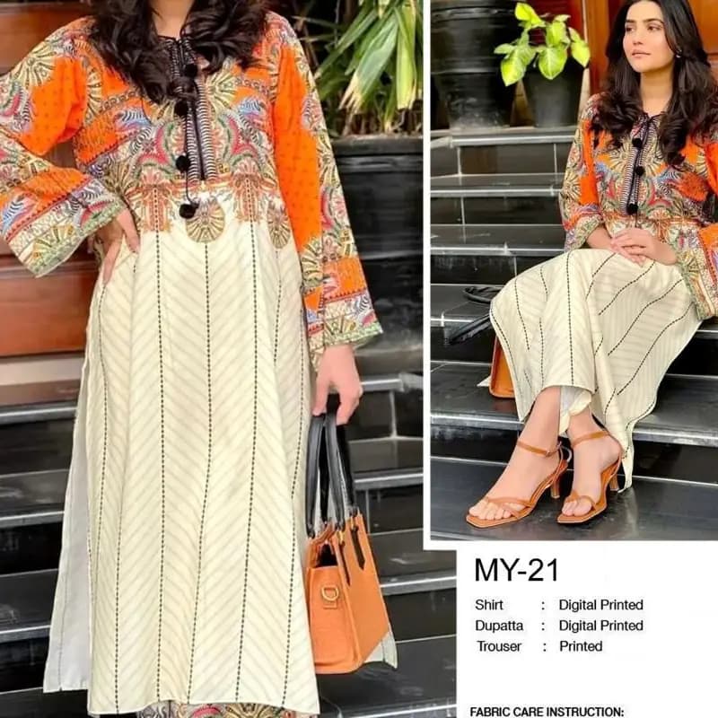 Silk printed 3pc