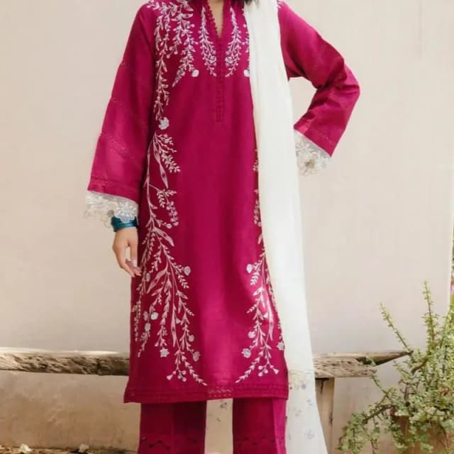 Dhank 3pc full heavy embroidery