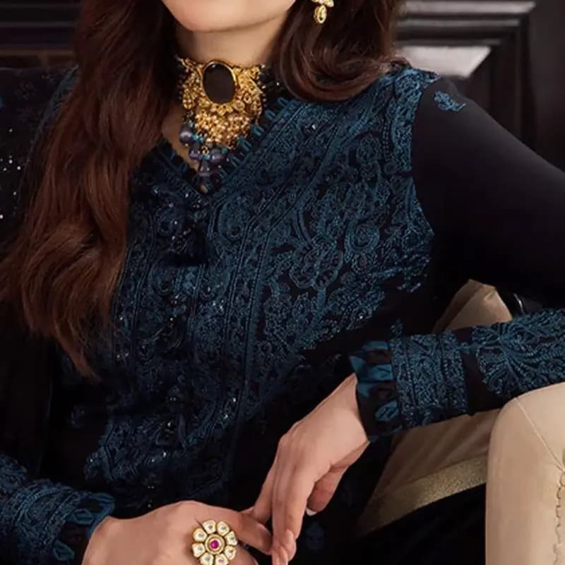 Dhank 3pc full embroidery