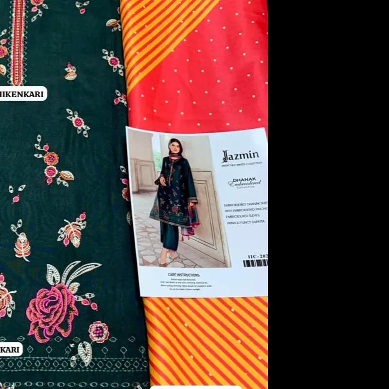Dhank 3pc full embroidery