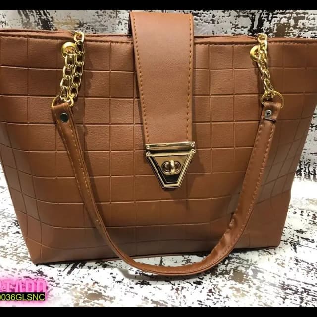 PU handle Shoulder bags