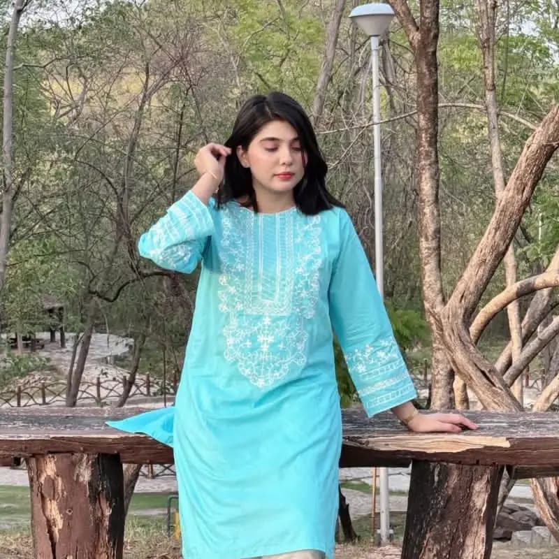 2 pc cotton embroidery