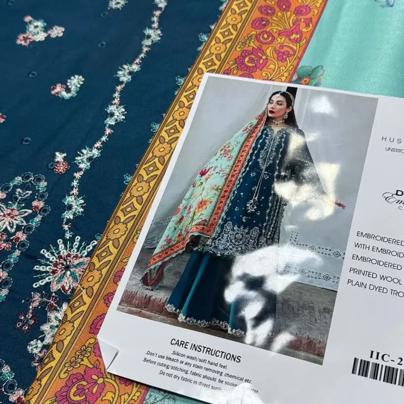 Dhank 3pc full embroidery