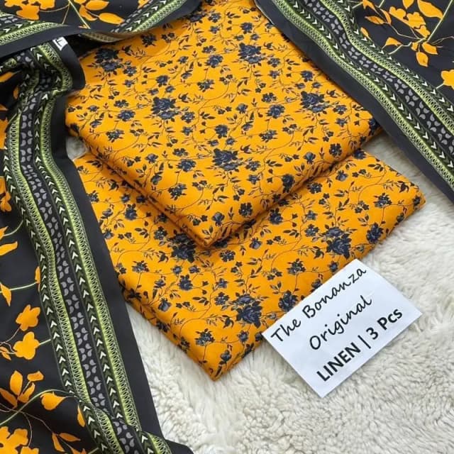 3pc branded linen