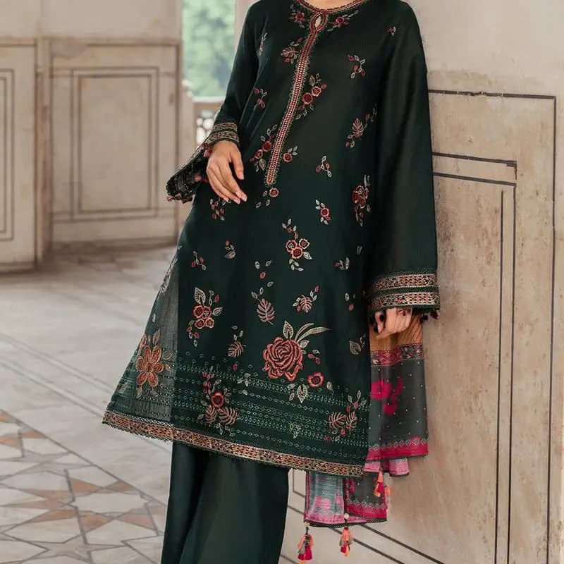 Dhank 3pc full embroidery