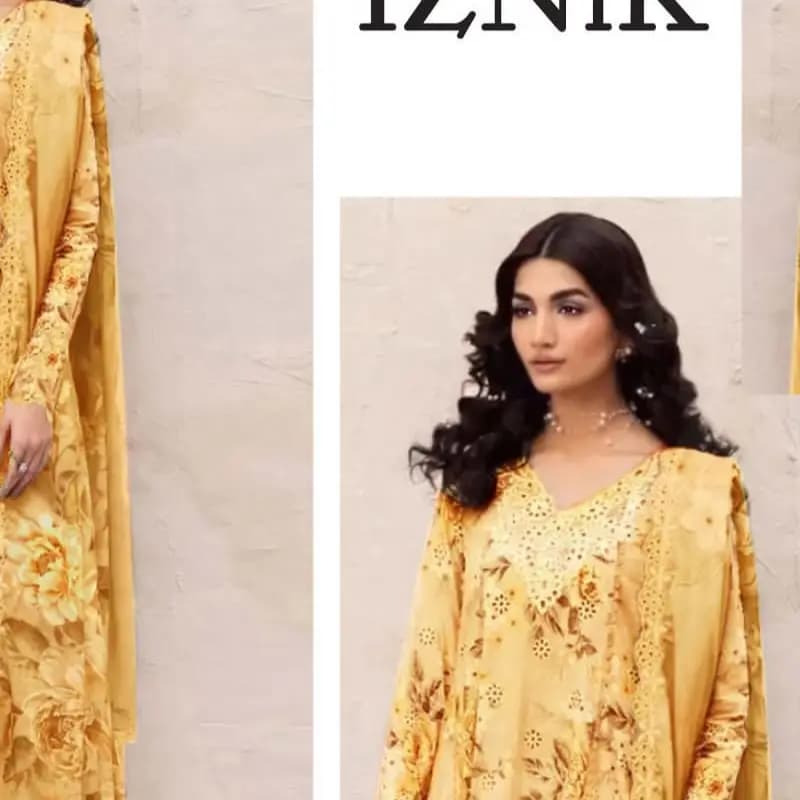 3ps embroidery linen suit