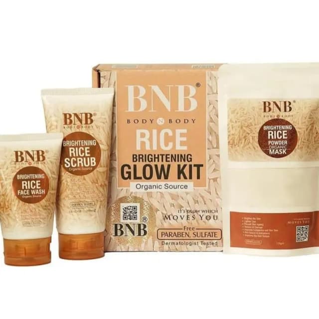 Skin whitening Rice faciol kit